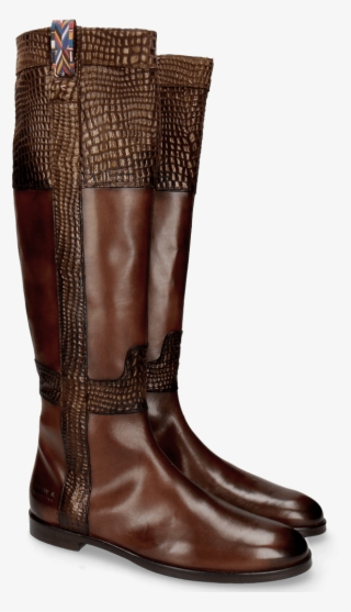 Boots Susan 42 Mogano Wellington Gold Brown