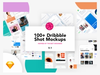 100 Dribbble Shot Mockups Ux Ui Mockup Shot Creativemarket