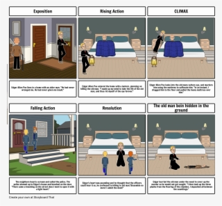 Morgan's Tell Tale Heart Storyboard