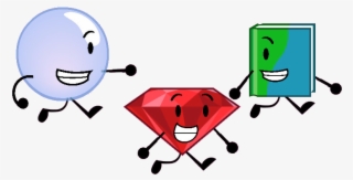 Bubble, Ruby, And Book Running Together