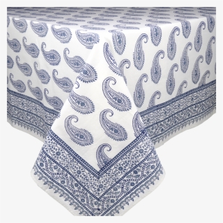 Tablecloth Elise Paisley Indigo Square