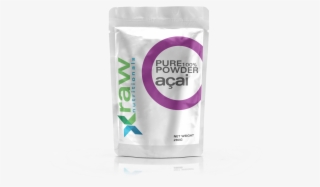 Raw Nutritional Pure Acai Powder Pouch Front View