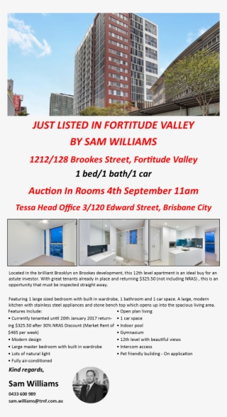 1212 128 Brookes Street Fortitude Valley Sw
