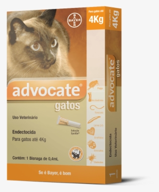 Antipulgas Advocate Gatos 0,4ml Até 4kg