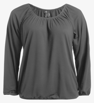 Peasant Top Black