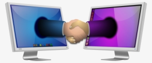 This Free Icons Png Design Of Computer Handshake 1
