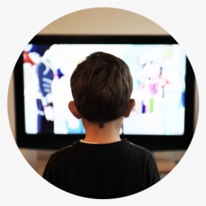 Young Boy Watching Tv - Impact Of Television Advertisement On Purchases Made