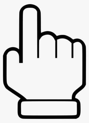 Free Finger Pointing Up Png - Hand Point Png