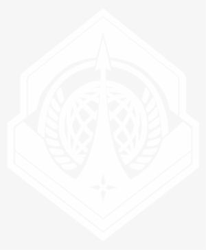 Unsc Navy Logo White - Emblem