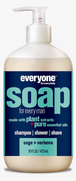 Everyone For Men's Soap Lemon Verbena Sage 16 Oz - Liquid Hand Soap