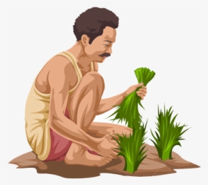 आगे बढ़ो, चलो एक साथ बढ़ते हैं - Indian Farmer Images Clip Art