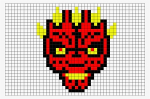 Pixel Art Star Wars Dark Maul