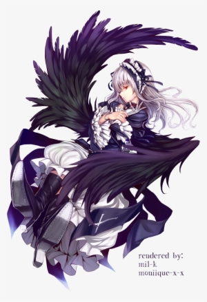 Feathers And Falling - Anime Rozen Maiden Suigintou