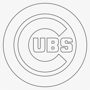 Chicago Cubs Logo Outline - Outline