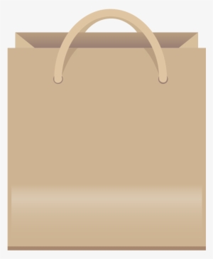 A Paper Bag Or Paper Sack Is A Preformed Container - Shopping Bag Clipart Free