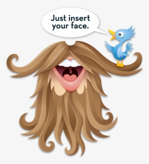Twitter Beard - Printable Beard Mask