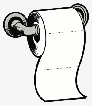 Toilet Paper Holders Facial Tissues Tissue Paper - Toilet Clip Art Black And White