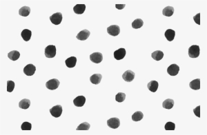 Dots 2 - Watercolor Black Polka Dots