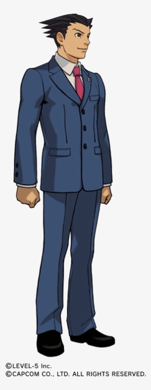 Ace Attorney Wiki - Ace Attorney Trials And Tribulations Edgeworth, HD Png  Download , Transparent Png Image - PNGitem