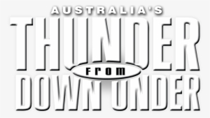 Thunder Logo - Thunder From Down Under Logo