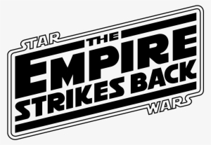 Star Wars The Empire Strikes Back Logo Vector Transparent - Star Wars &quot;empire&quot; Art Poster Print