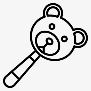 Baby Bear Head Vector - Baby Toys Icon Png