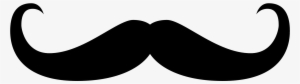 Mustache Filled Icon Free - Handlebar Mustache Png