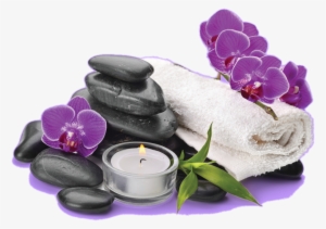Spa Candles Png Picture Transparent Stock - Spa Towel Png