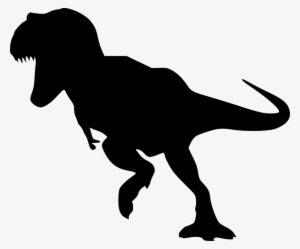 Silhouette, Dinosaur, Dino, Running, Giant Lizard - Jw T Rex