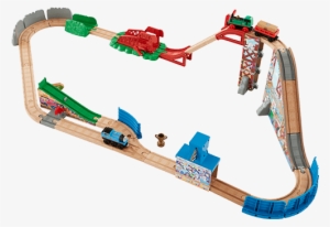 Wooden Toys > - Thomas & Friends Wooden Railway Race Day Relay