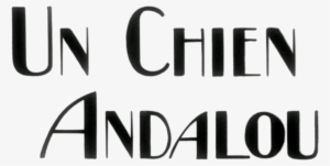 Un Chien Andalou Movie Horizontal Black Logo - Film