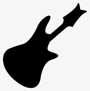 Bass Guitar Silhouette - Guitarra Logo Png