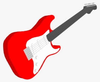 Clip Art At Clker Com Vector Online - Red Guitar Clip Art
