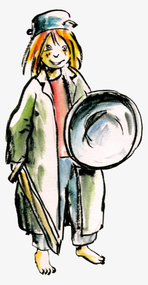 Theaterplakat „johanna Holzschwert“ - Illustration