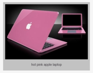 Hot Pink Apple Laptop - Pc Portable Apple Rose