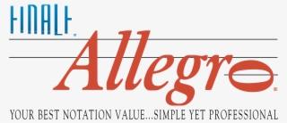 Finale Allegro Logo Png Transparent