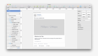 Facebook Ads Sketch Mockup
