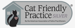 Cat Friendly Logo Silver
