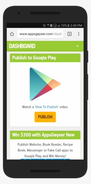 Fill Full Information & Publish Your Android App