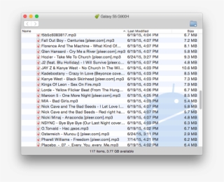 Drag Your Music Files Manually