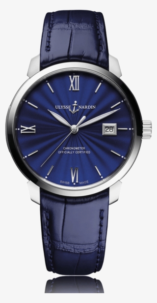 Ulysse Nardin Classico Automatic Stainless Steel Blue