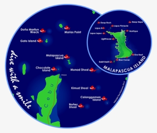 Dive Sites Malapascua Map