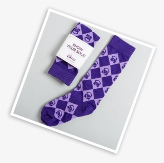 Purple Purse Socks Support Of Victims Of Domestic Violence