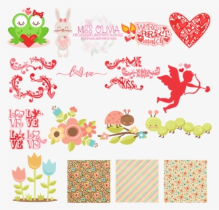 Miss Kate Cuttables February Freebies For Scrapbooking,