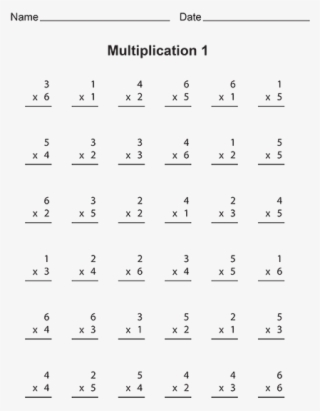 Free Printable Worksheets Multiplication Free Printable