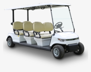 6 Electric Golf Cart Tourist Bus In The Scenic Spot