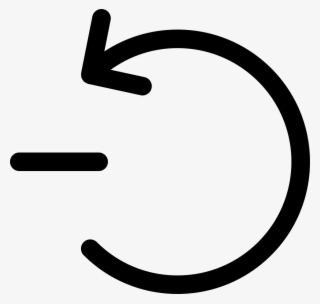 Counterclockwise Circular Rotating Arrow With Minus