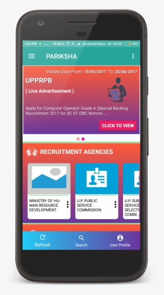 Pariksha Mobile App