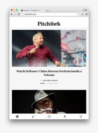 Navigation Menus, Filters And Buttons At The Bottom