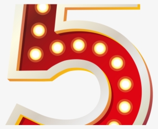 Five Clipart Gold Number